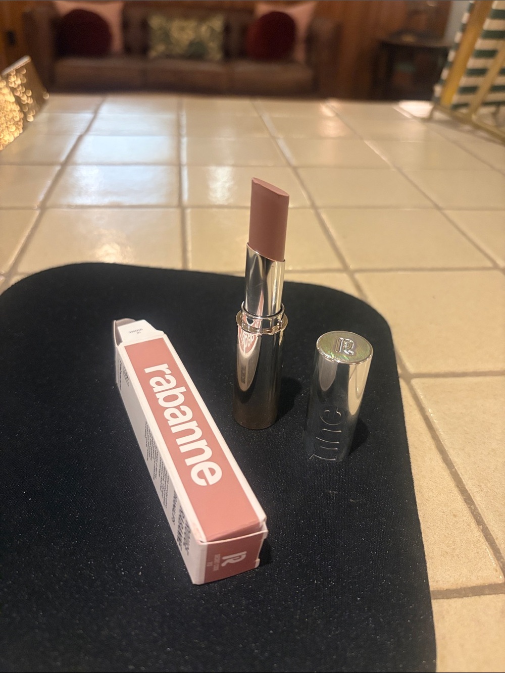 Rabanne Nude Pink Creamy Lipstick secret code 112